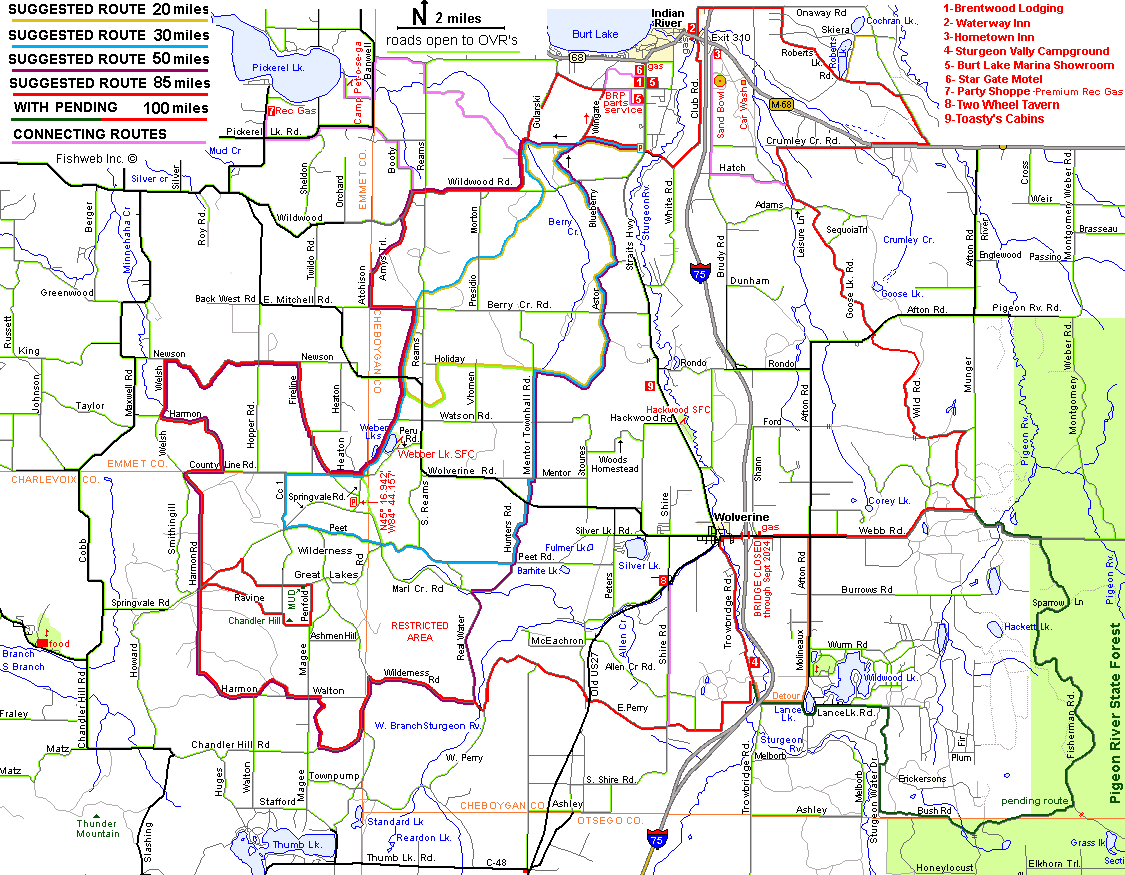Indian River ORV Routes